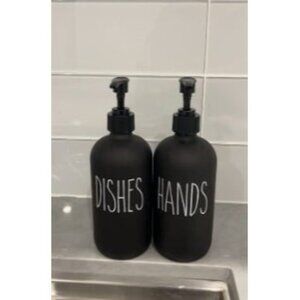 New Soap Dispenser Set 2 Pack, Contains Dish Soap and Hand Soap Dispenser